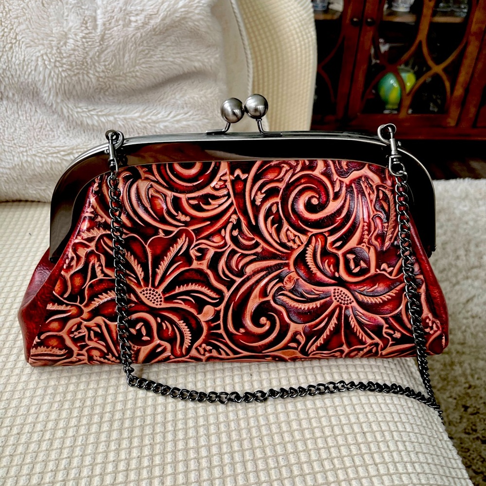 Patricia Nash leather embossed purse